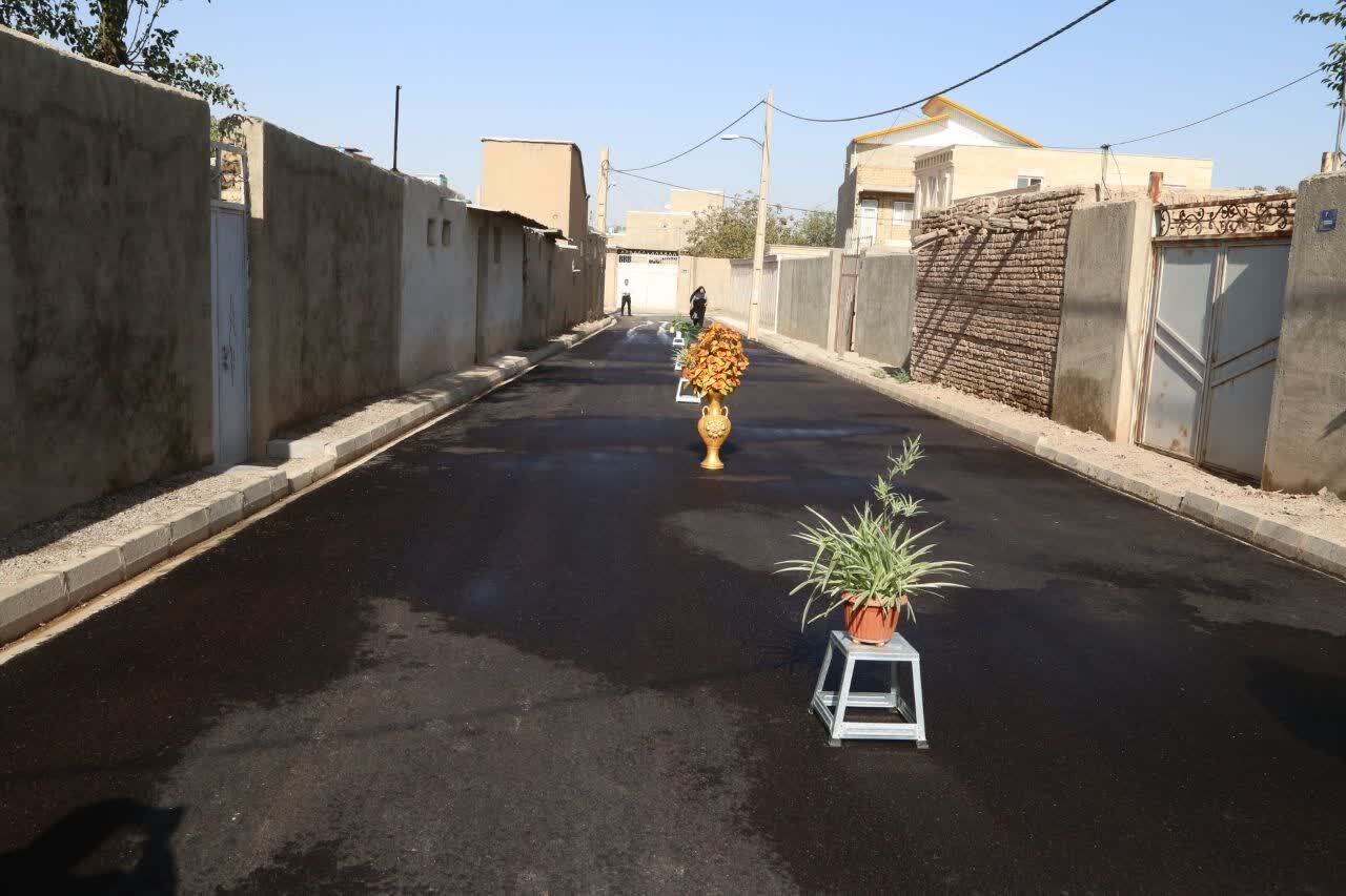 بهره‌برداری از پروژه‌های عمرانی شهرداری قشلاق