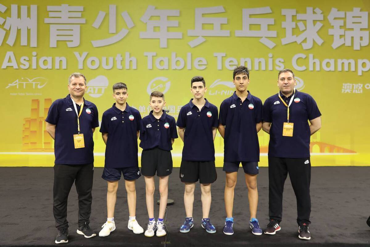 کسب سهمیه تیمی و انفرادی و دوبل قهرمانی جوانان و نوجوانان جهان توسط پسران ایران