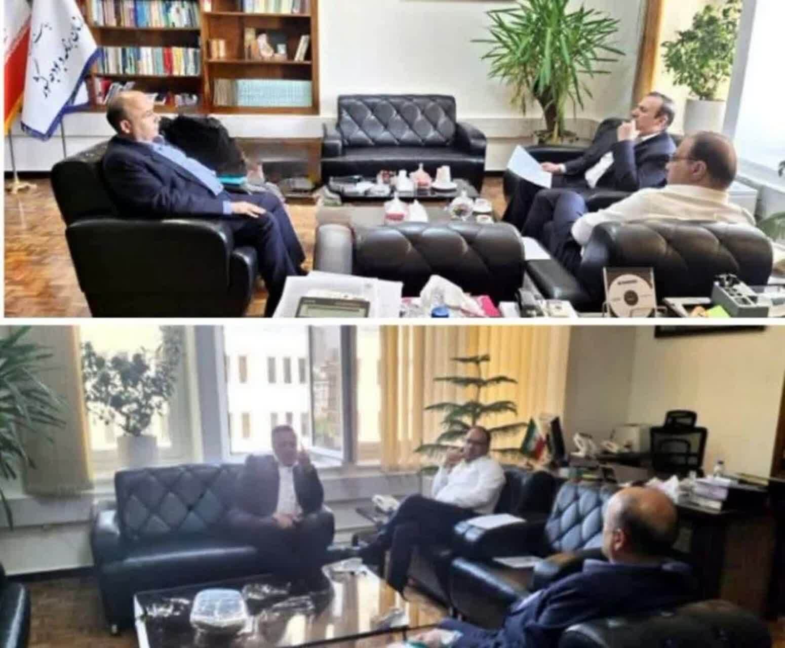 دیدار استاندار قزوین با رئیس سازمان برنامه و بودجه کشور