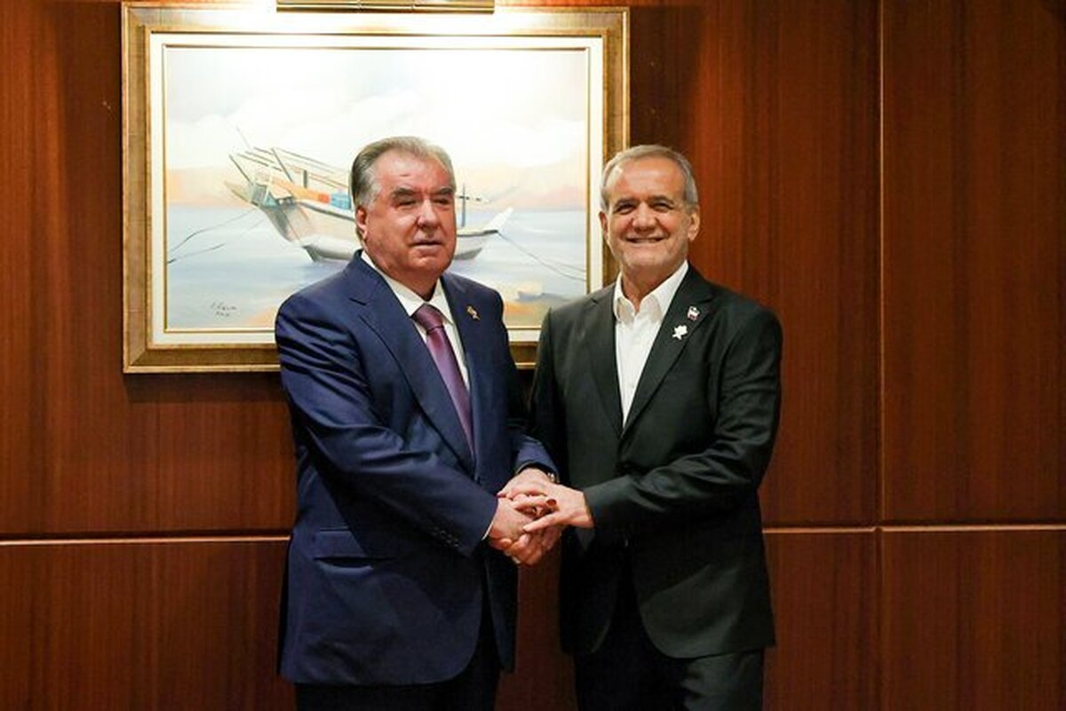 پزشکیان: روابط ایران و تاجیکستان با تکیه بر اشتراکات به شکل رضایت‌بخشی در حال ارتقاست