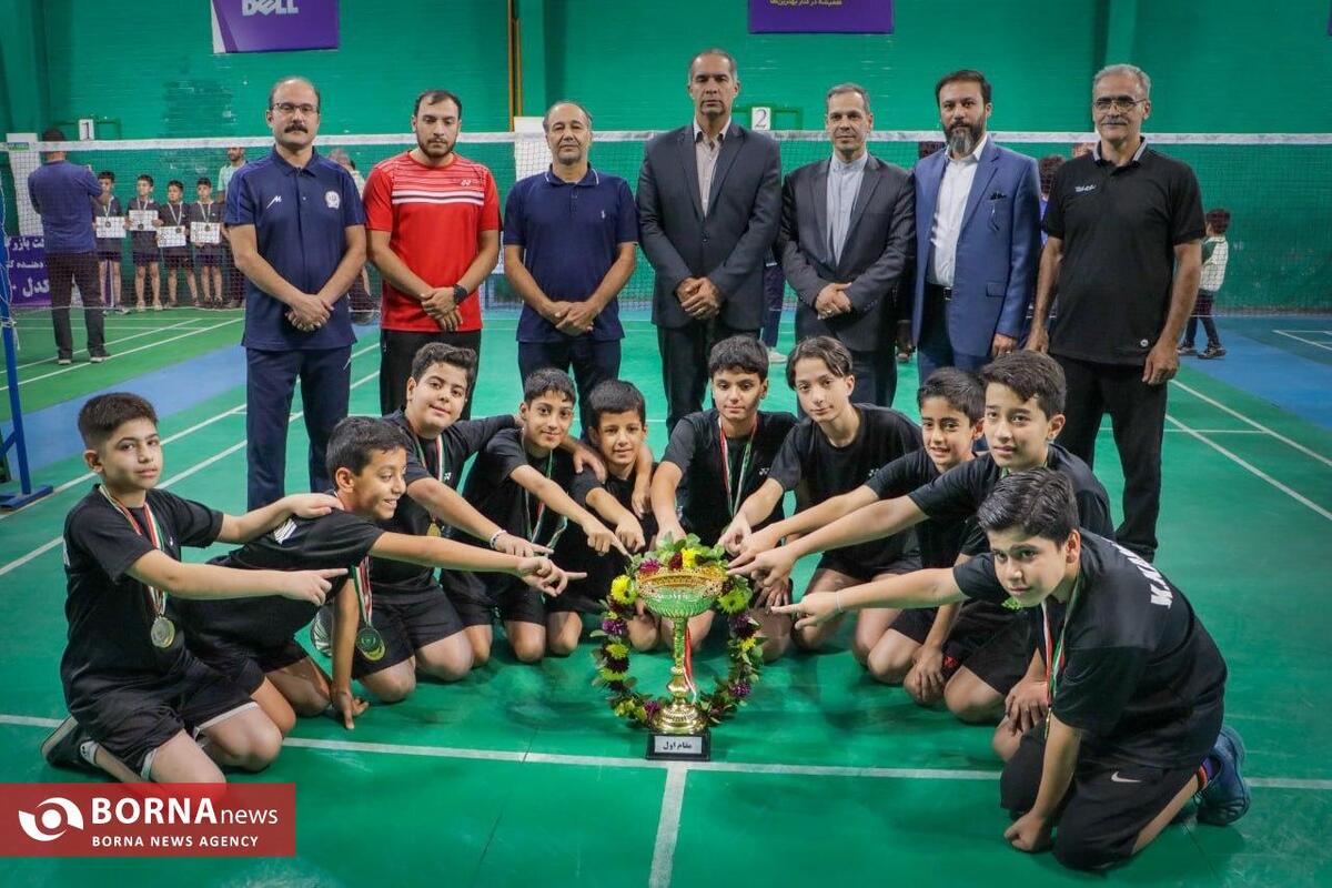 پایان رقابت‌های بدمینتون قهرمانی کشور نونهالان در مشهد با معرفی تیم‌ها و بازیکنان برتر