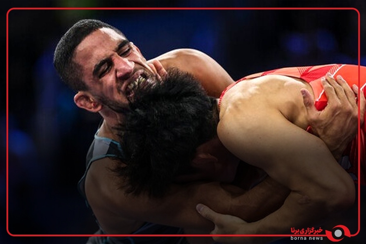 ویدیو منتشر شده اتحادیه جهانی کشتی پس از پیروزی رحمان عموزاد مقابل کیوکا ژاپنی