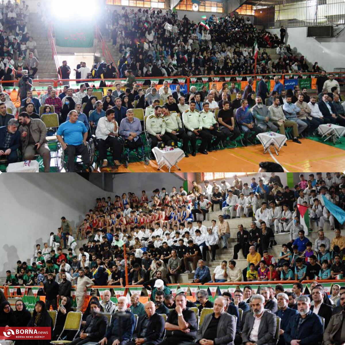حضور پرشور جامعه ورزش البرز در کنگره شهدای ورزشکار / ورزشگاه کیانپور مملو از جمعیت شد