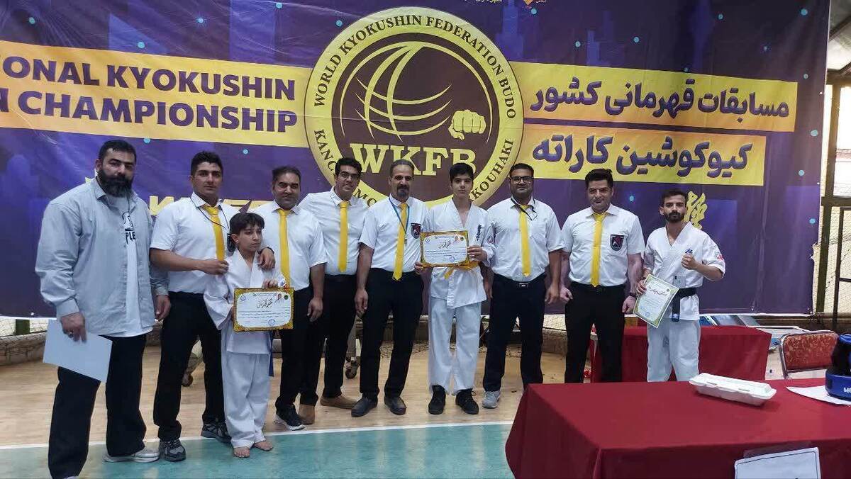کسب ۷ مدال رنگارنگ توسط کاراته‌کاران طبسی در رقابت‌های کشوری سبک WKFB