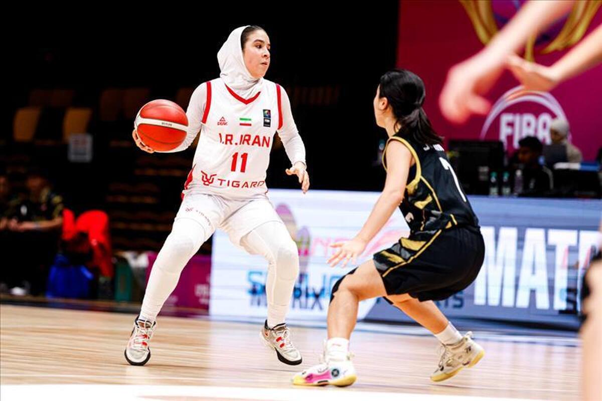 بسکتبال ۲۰۲۵ مالزی/ دختران آسمانخراش ایران جشن صعود گرفتند