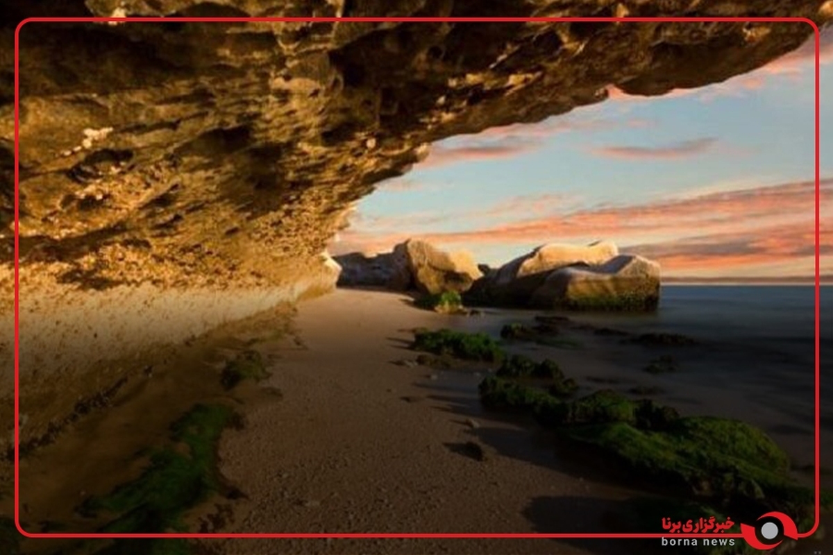 ساحل زیبای مکسر بندر مقام در غرب استان هرمزگان