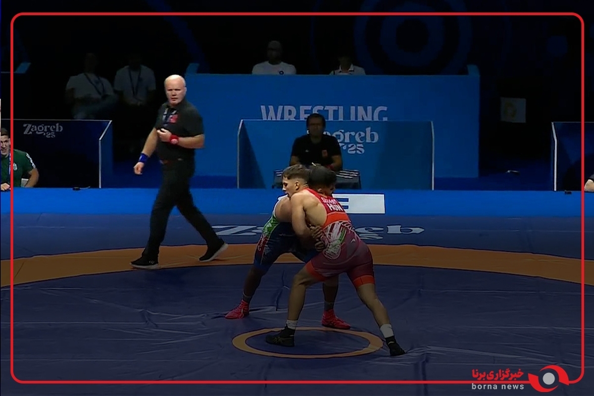 مبارزه غلامرضا فرخی برابر حریف مجارستانی