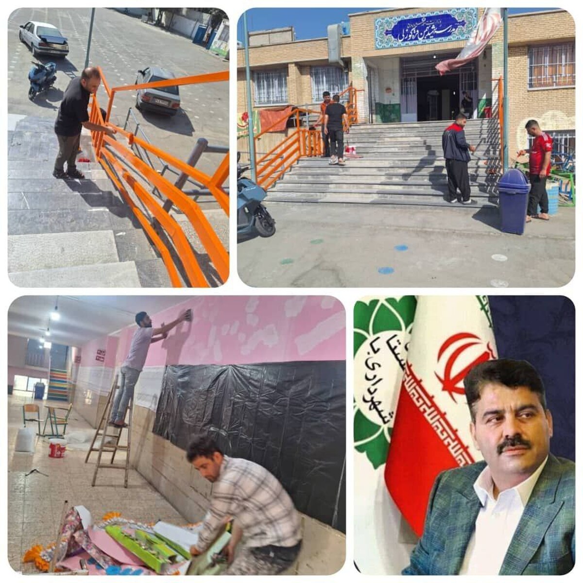 همراهی پرشور گروه‌های جهادی،فرهنگی شهر باغستان در استقبال از سال تحصیلی جدید