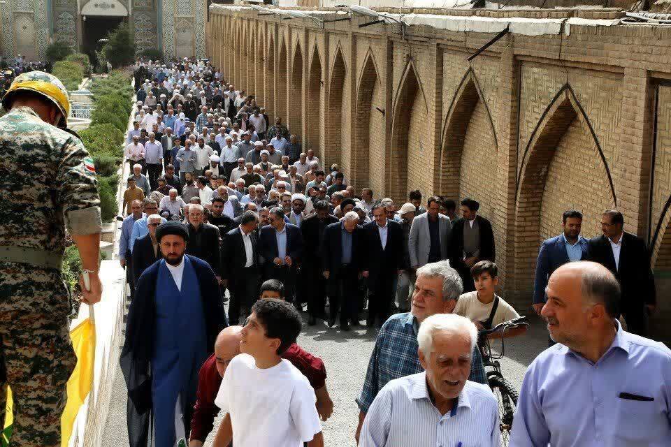 راهپیمایی «خشم و نصر» در قزوین برگزار شد راهپیمایی «خشم و نصر» در قزوین برگزار شد