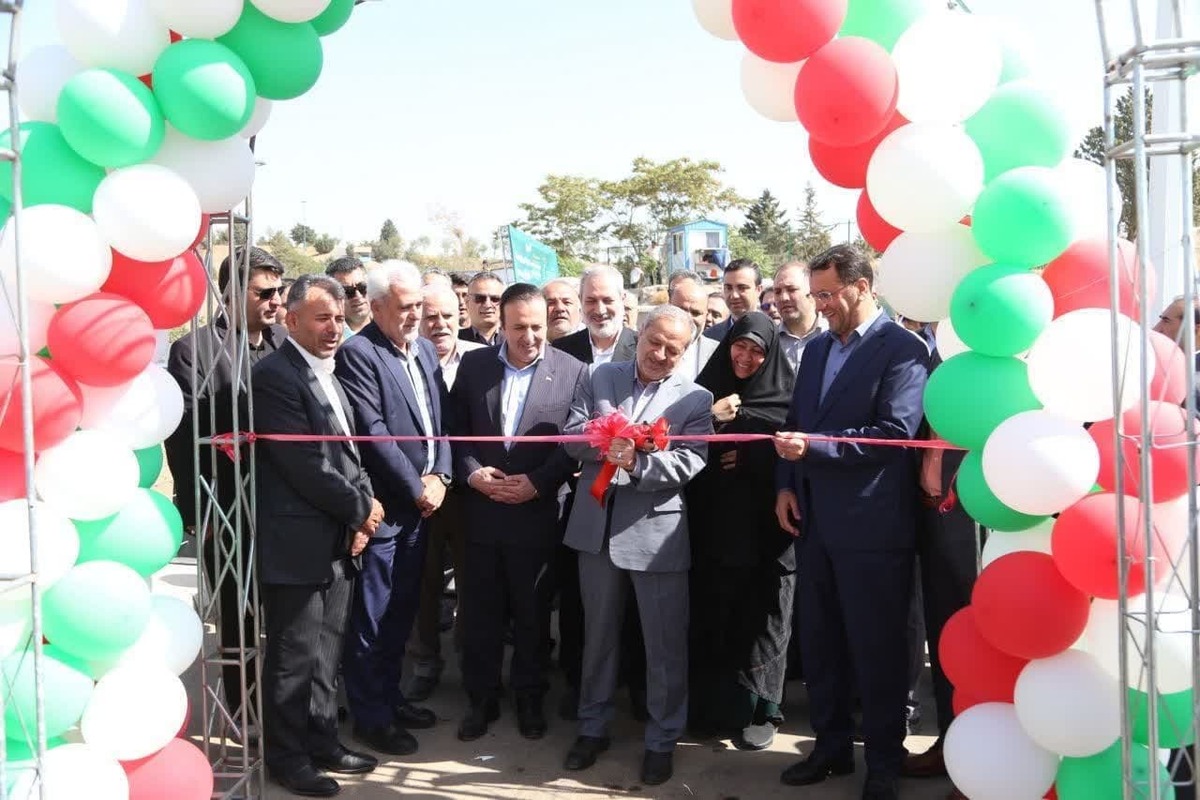 دریاچه شهدای غواص بوستان باراجین قزوین افتتاح شد