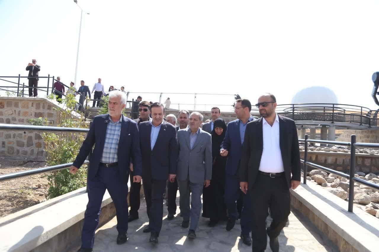 دریاچه شهدای غواص بوستان باراجین قزوین افتتاح شد