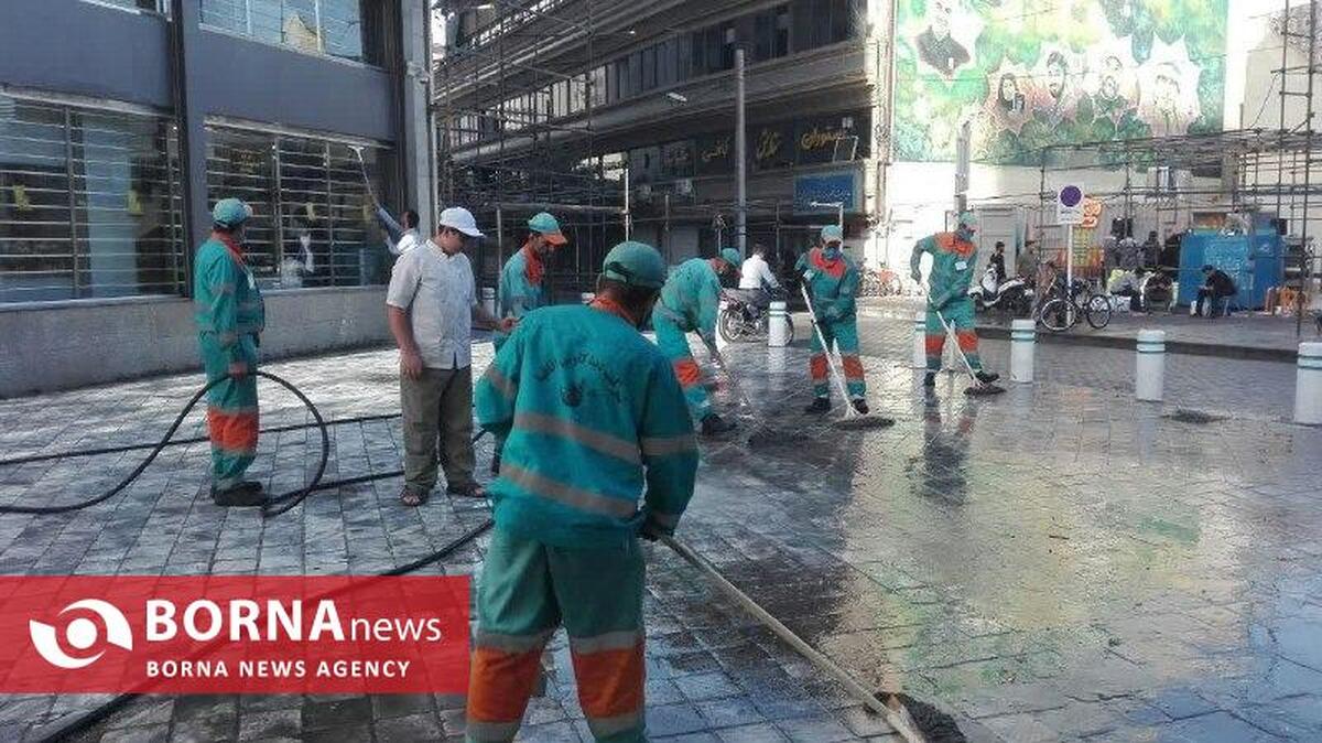 آغاز عملیات عادی‌سازی سطح محدوده حرم رضوی پس از ایام پایانی صفر