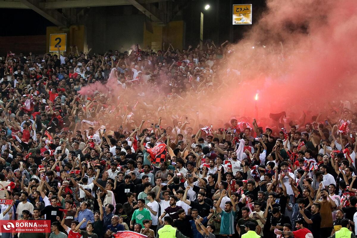در حاشیه دیدار تیم‌های سپاهان و پرسپولیس