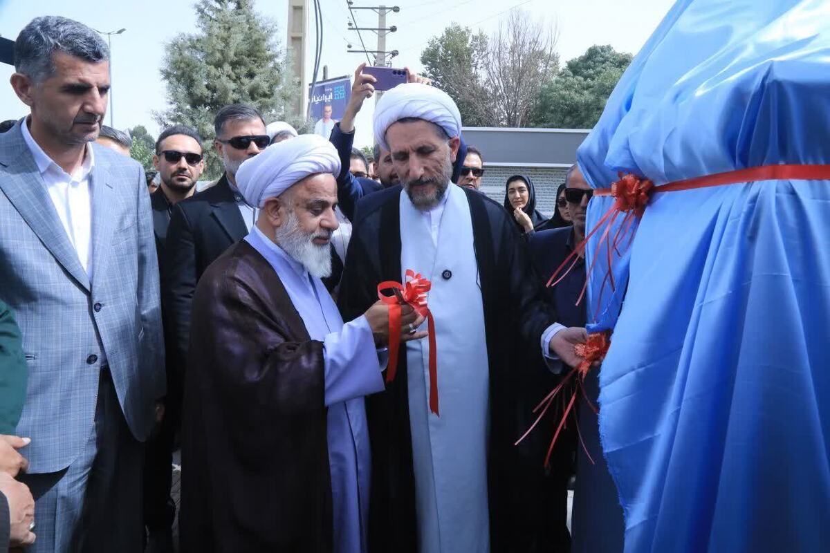 دو پروژه شاخص فرهنگی و عمرانی در آبیک افتتاح شد