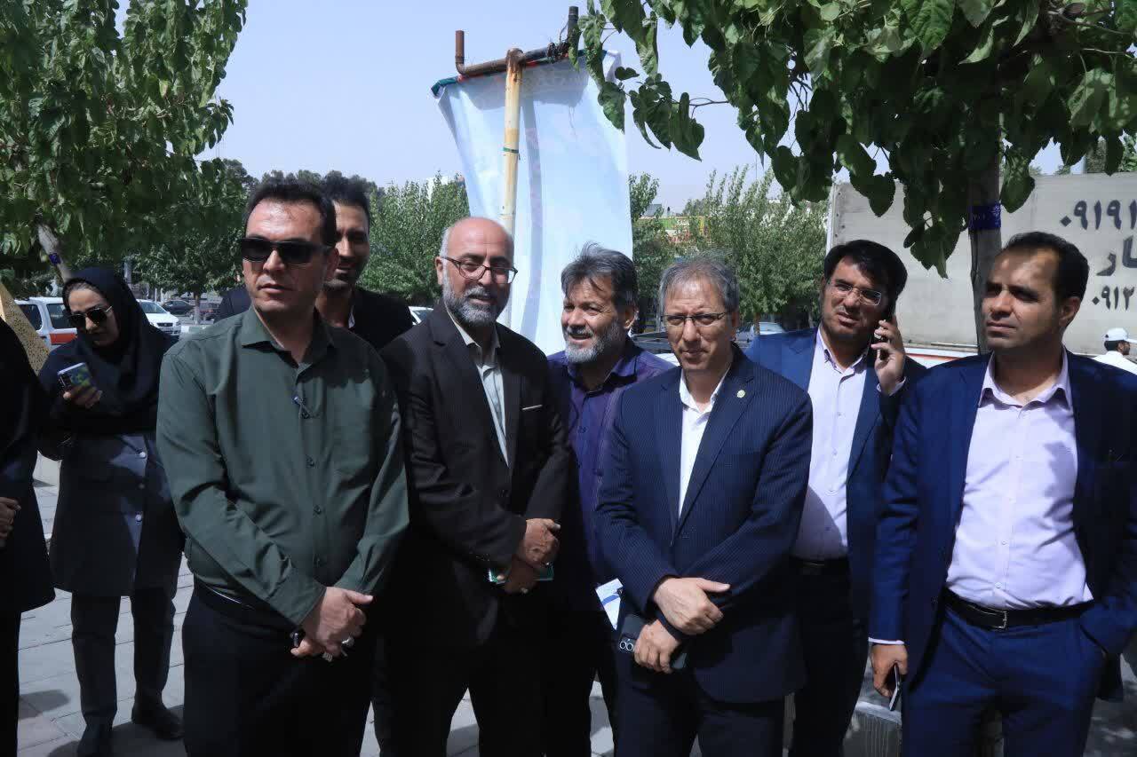 افتتاح دو پروژه شاخص فرهنگی و عمرانی در آبیک با حضور مسئولان