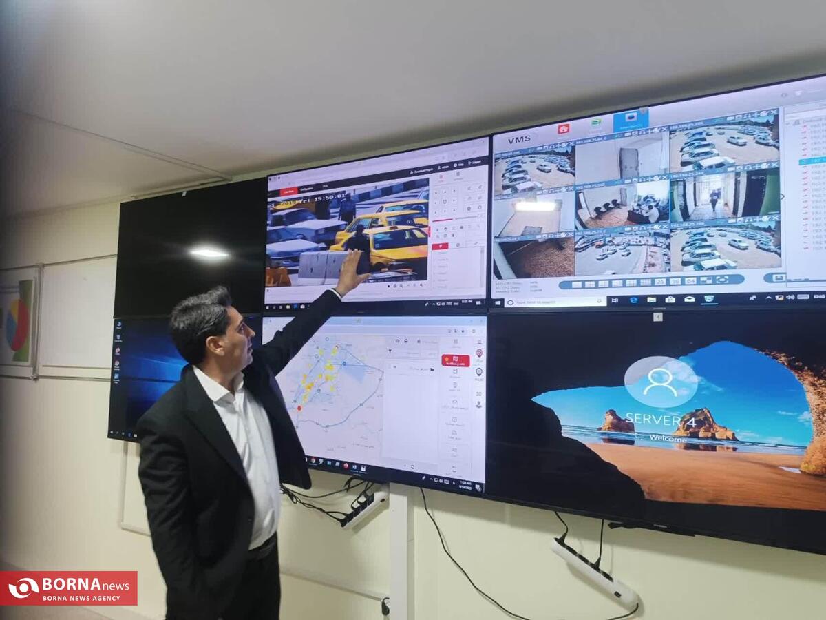 اتاق مانیتورینگ حمل‌ونقل مسافر در کرمانشاه راه‌اندازی شد/ کنترل آنلاین تردد اتوبوس‌ها و تاکسی‌ها