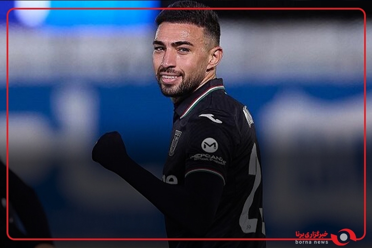 همسر منیر الحدادی ستاره استقلال با حضور در ورزشگاه شهر قدس تماشاگر ویژه دیدار این تیم برابر پیکان شد