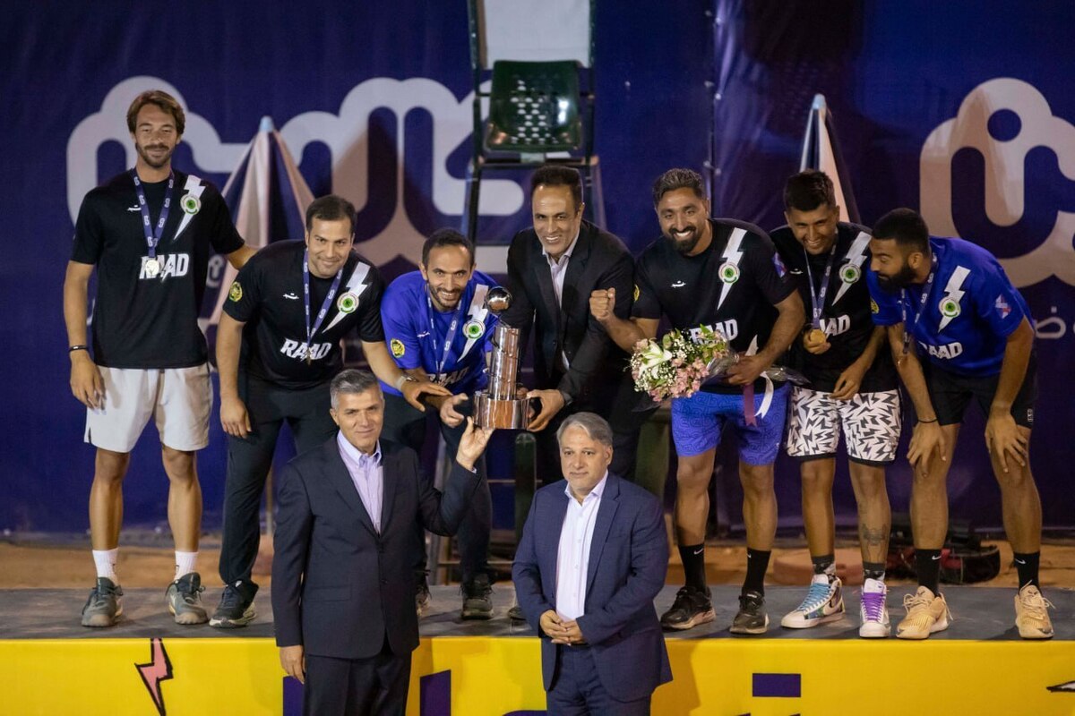 قهرمانی رعد پدافند هوایی ارتش در کالین‌کاپ تنیس