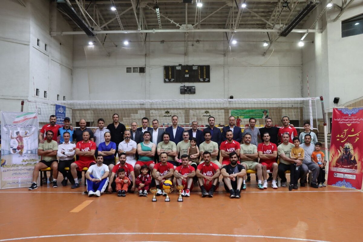 پایان رقابت‌های والیبال کارکنان آتش نشانی رشت با اعلام تیم‌های برتر