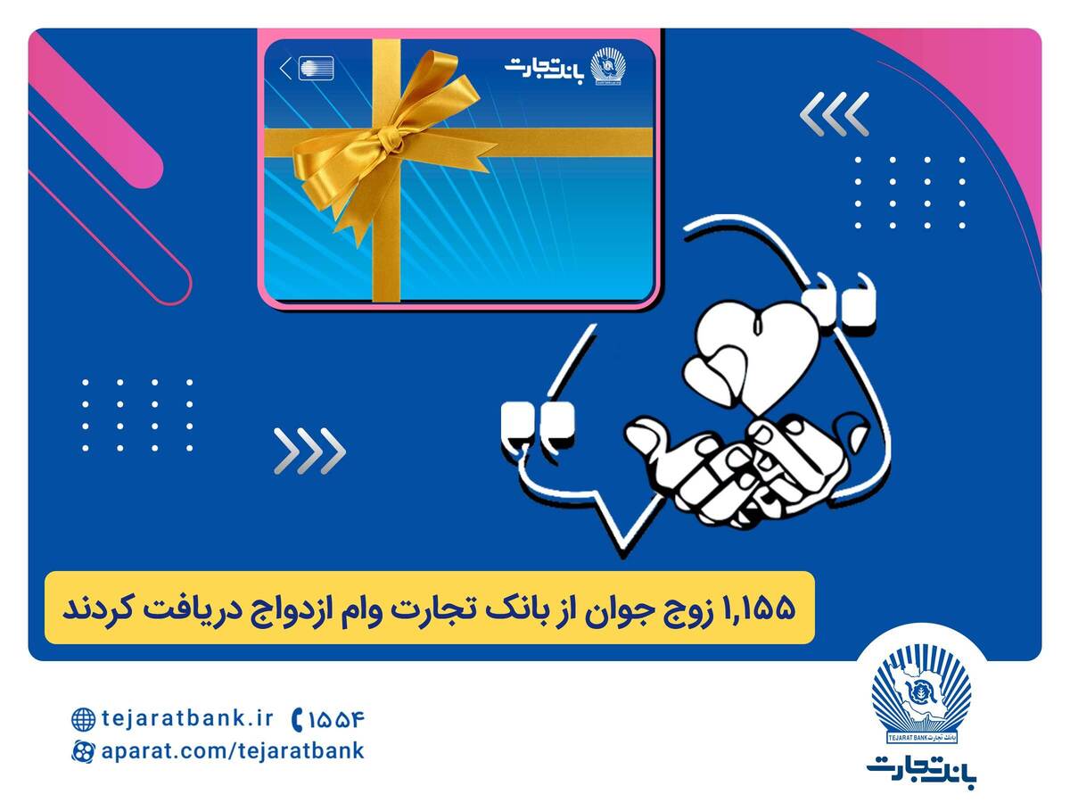 بانک تجارت همچنان پیشتاز در حمایت از جوانان ایرانی