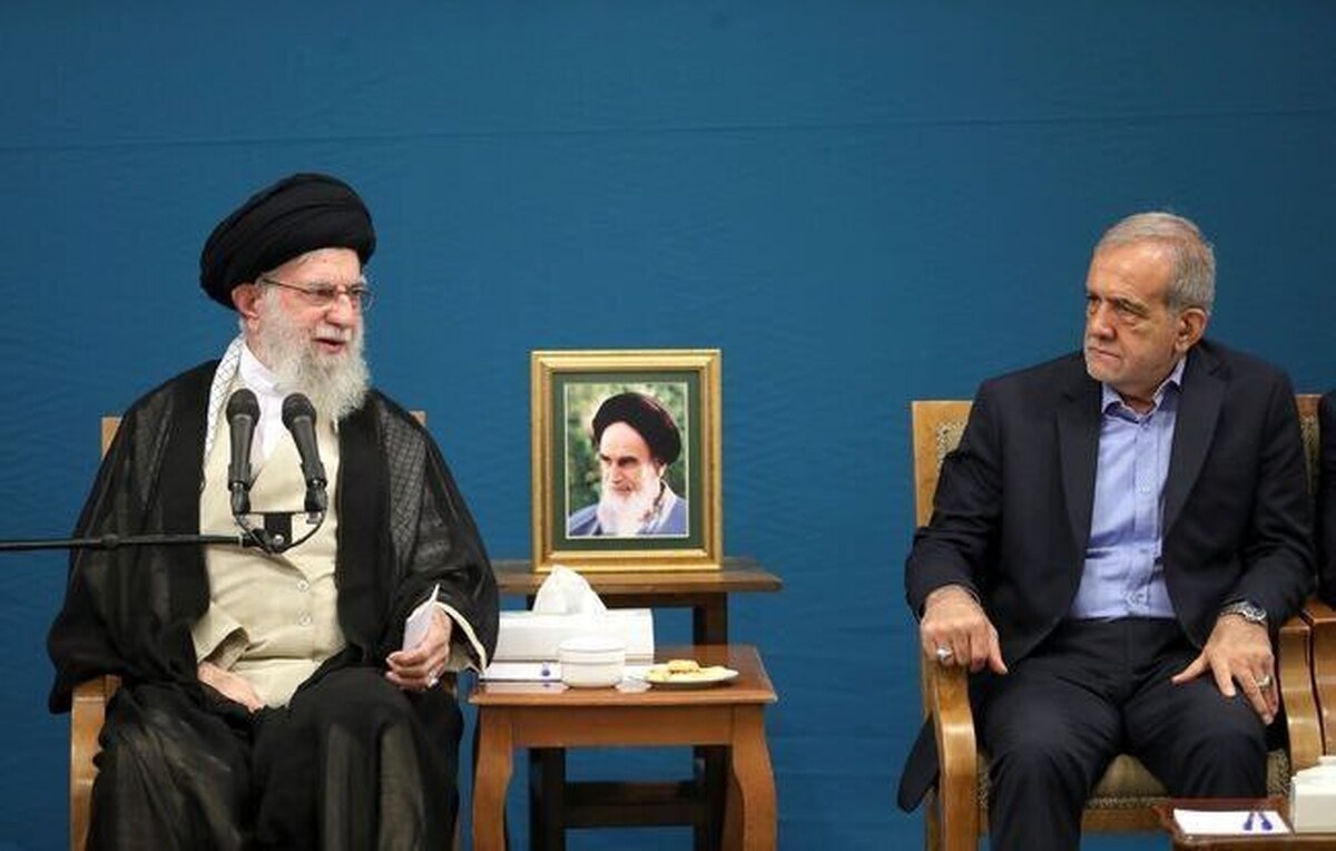 دیدار رئیس جمهور با رهبر انقلاب اسلامی پیش از حضور در نشست مجمع عمومی سازمان ملل