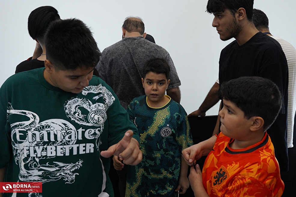 بازدید مهدی تاج از مسابقات ورزش های الکترونیک - رضوان مال