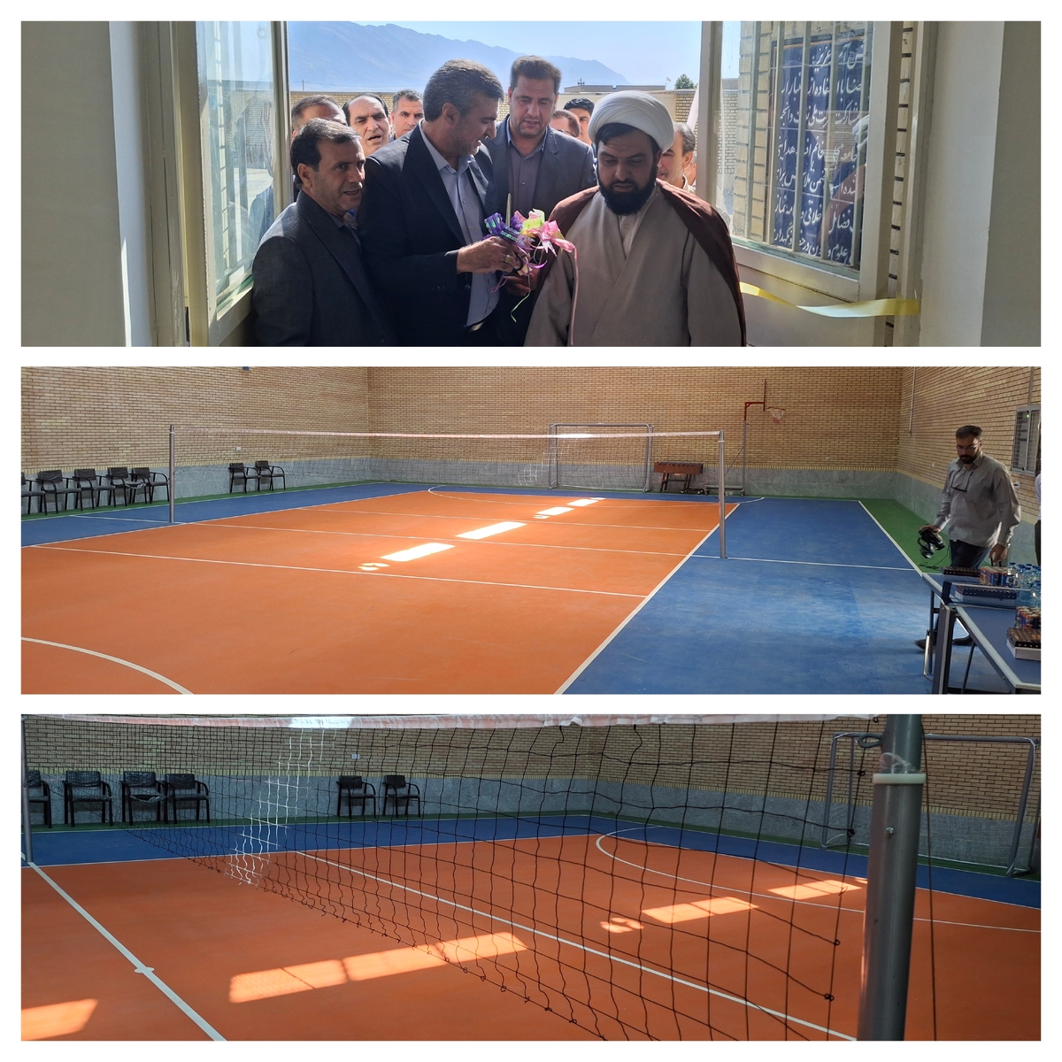 افتتاح سالن ورزشی بانوان آموزش پرورش در شهرسرابله