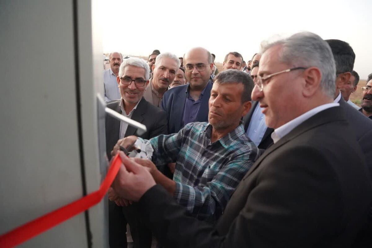 سامانه نوین آبیاری در روستای کوند بویین زهرا افتتاح شد
