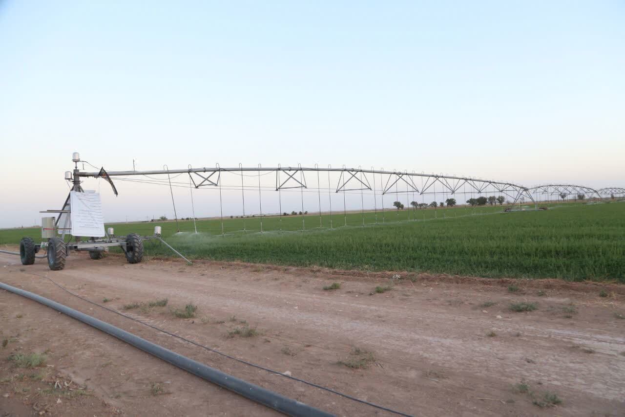 سامانه نوین آبیاری در روستای کوند بویین زهرا افتتاح شد