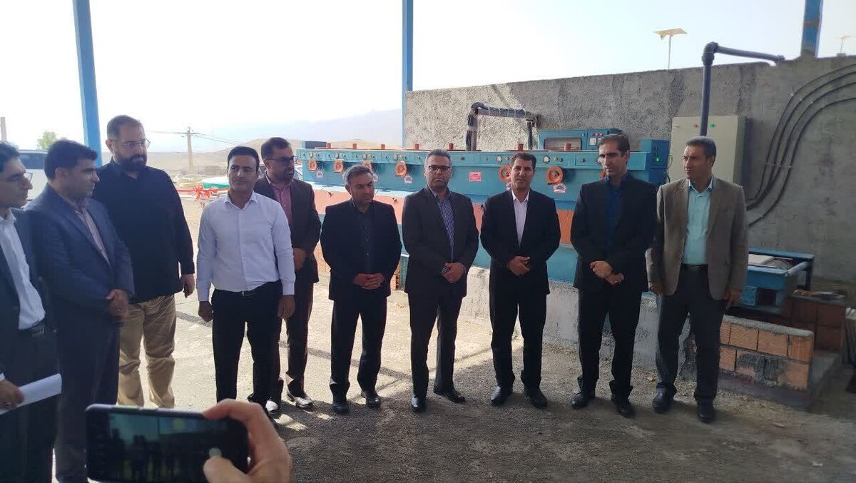 افتتاح کارگاه تولید محصولات بتنی در ناحیه صنعتی سیروان با ظرفیت ۶ هزار تن