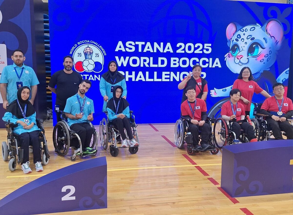 حضور موفق تیم ملی بوچیای ایران در مسابقات بین‌المللی قزاقستان با کسب ۷ مدال