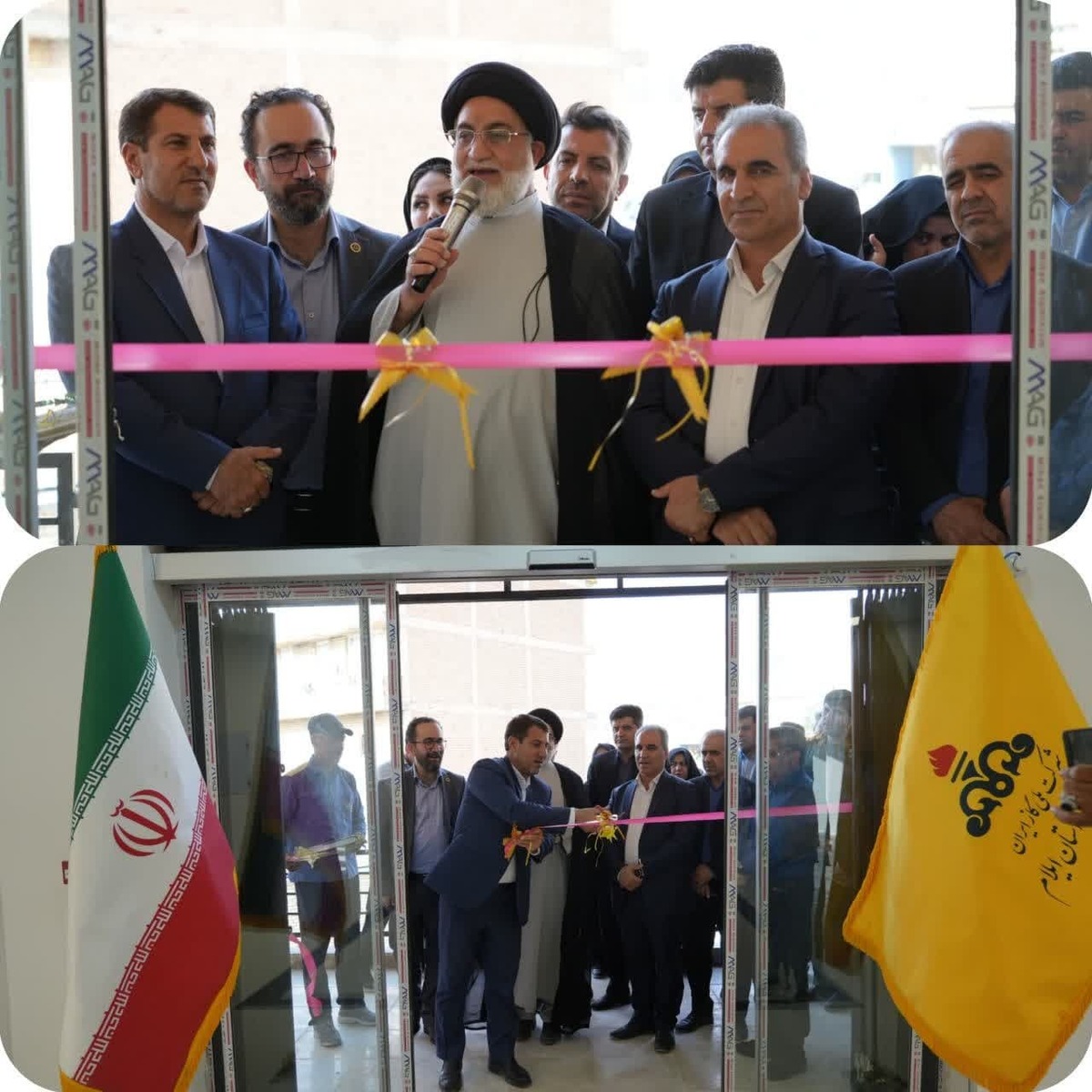 افتتاح ساختمان اداره گاز شهرستان ایوان در هفته دولت
