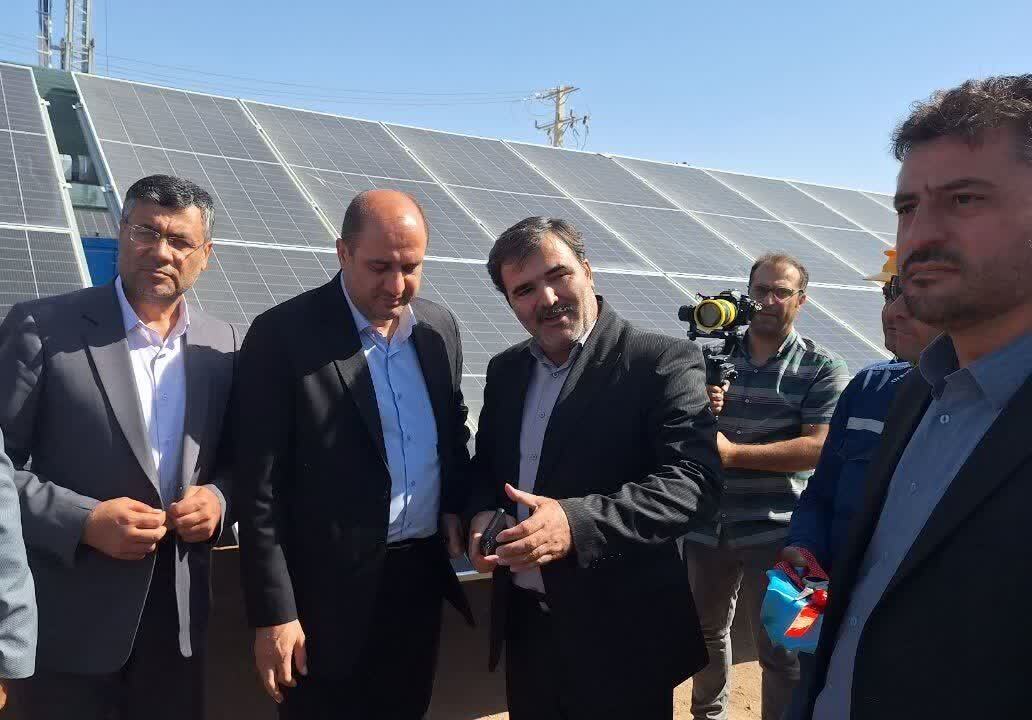 افتتاح نیروگاه شش مگاواتی خورشیدی در استان قزوین 