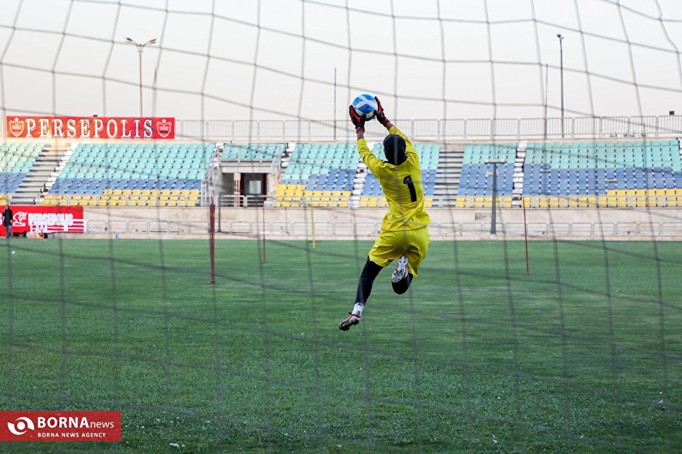 تمرین تیم فوتبال زنان پرسپولیس