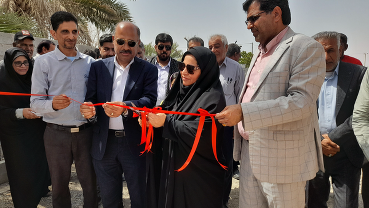 افتتاح ۳ پروژه عمرانی در بیکاه رودان