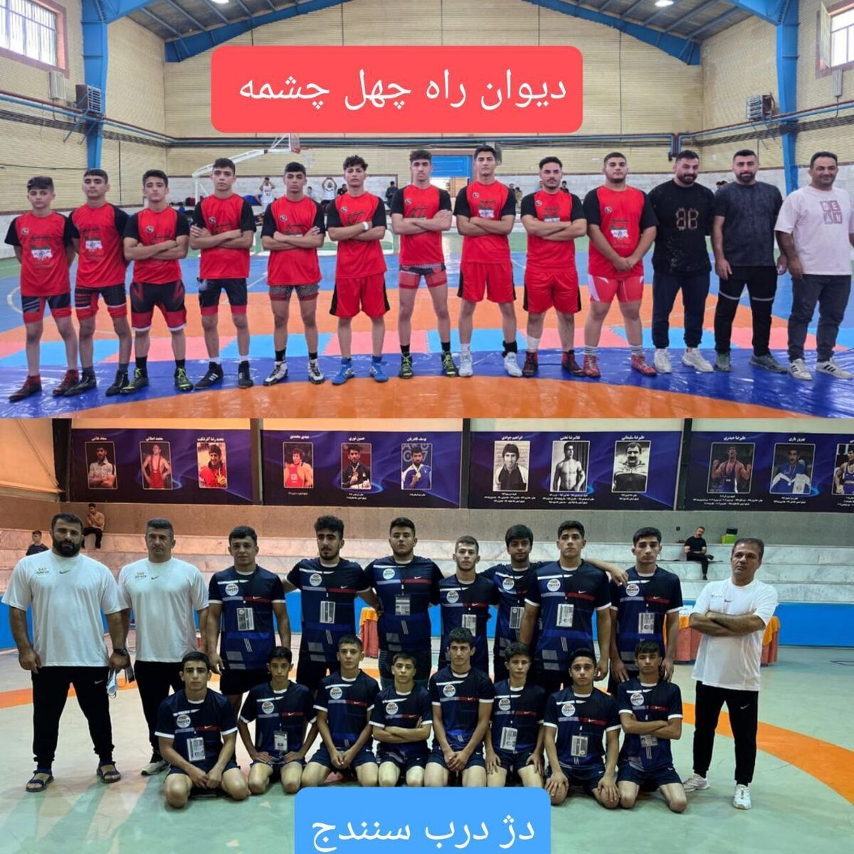 تیم کشتی فرنگی دیواندره صدرنشین لیگ سراسری نوجوانان کشور شد