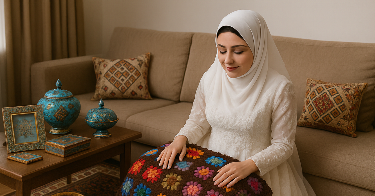 آشنایی با انواع صنایع دستی در جهیزیه عروس