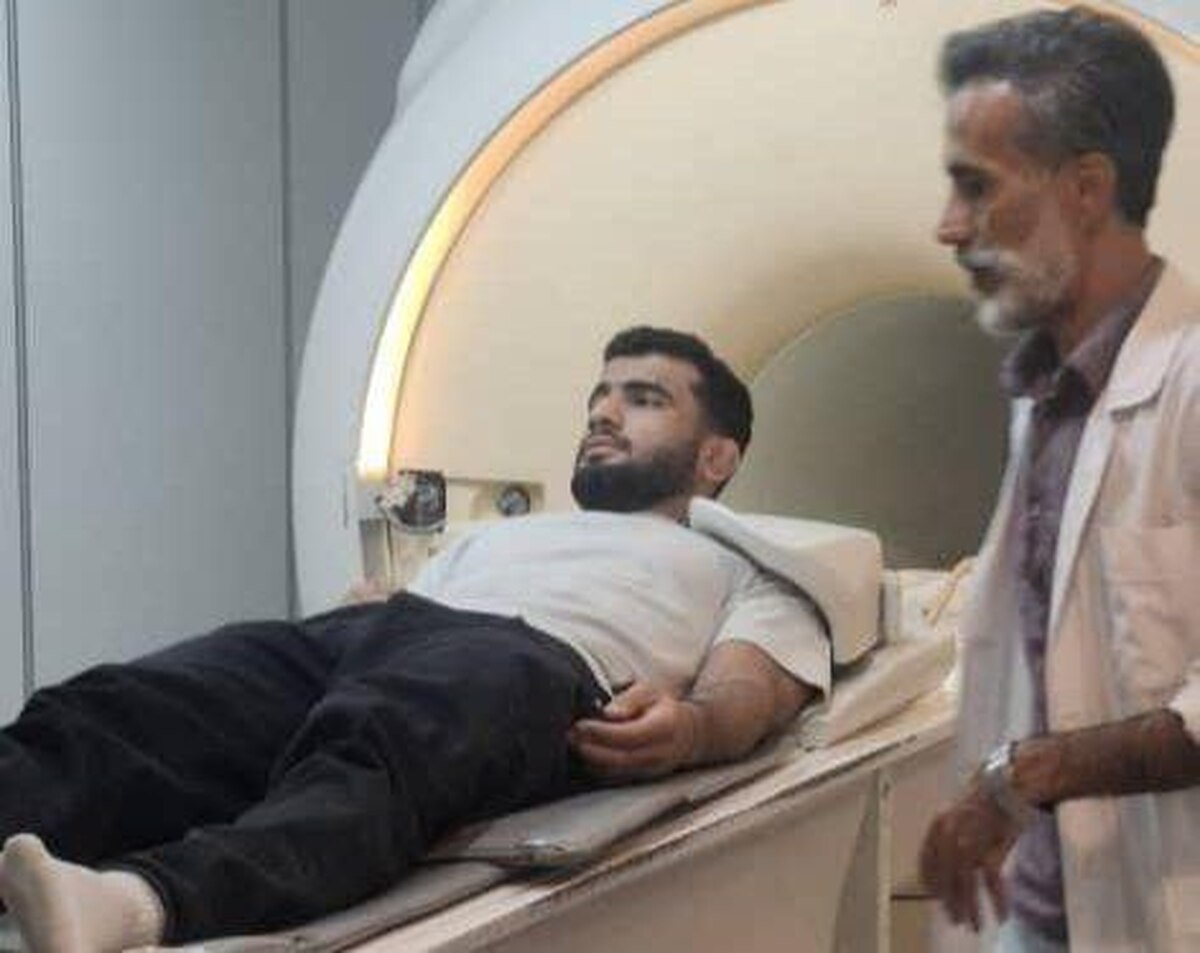 نایب قهرمان کشتی جهان  از کتف و پای مصدوم خود ام‌آی‌آر گرفت