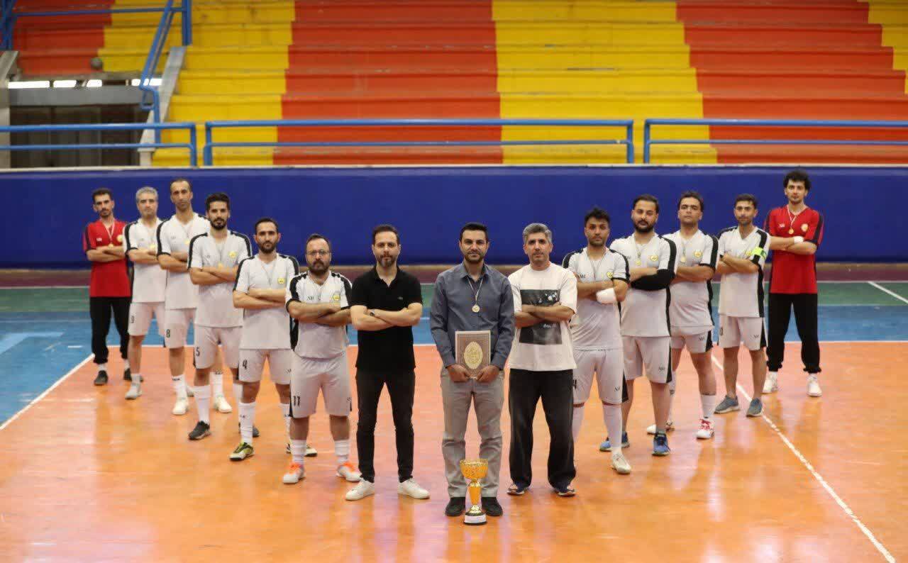 قهرمانی تیم نیروگاه در لیگ دسته یک فوتسال کارگری قزوین