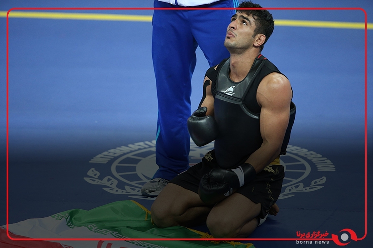 محسن محمد سیفی کاپیتان تیم ملی ووشو ایران در مسابقات عربستان با اقتدار ایرانی پا به میدان گذاشت