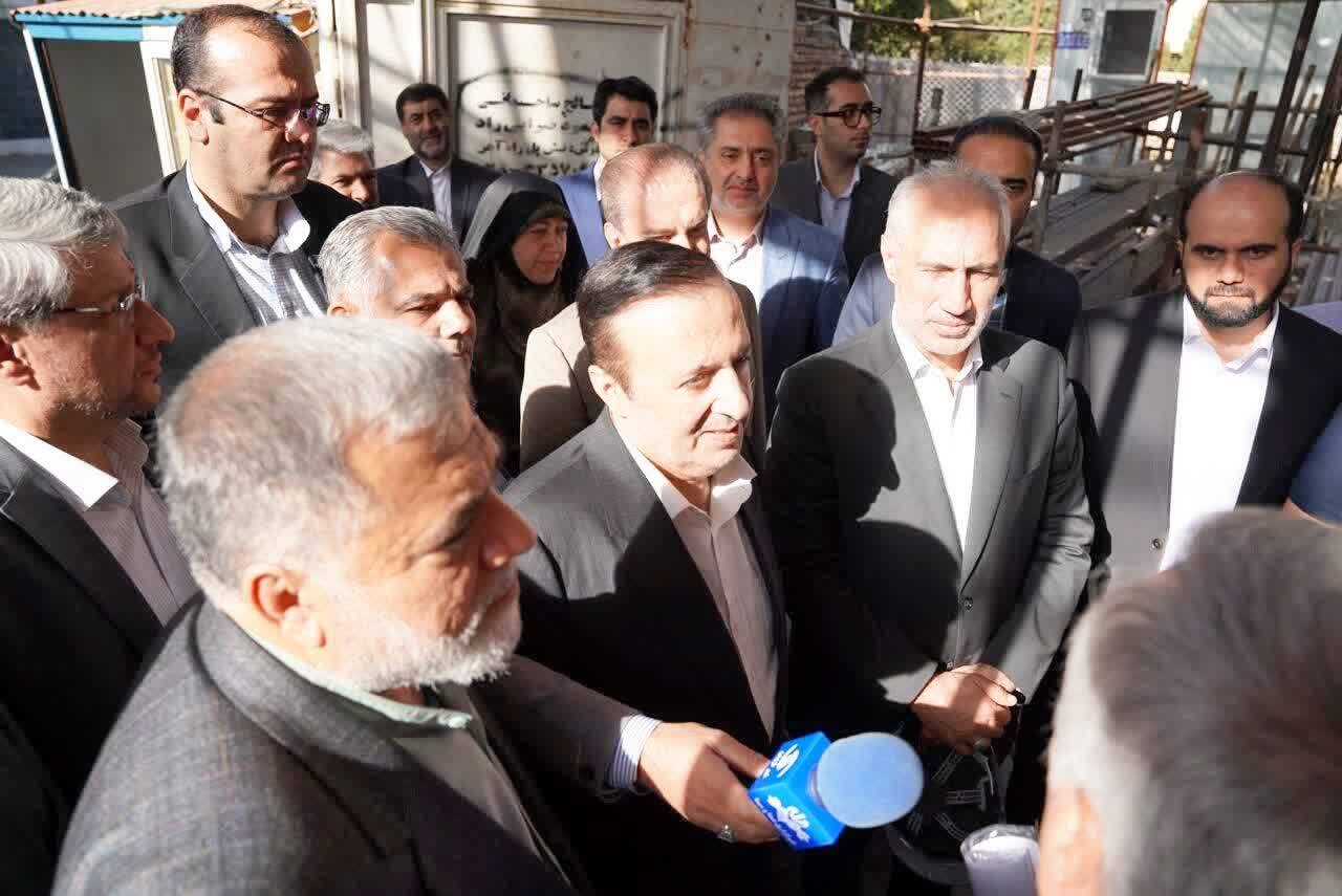 بازدید معاون رئیس‌جمهور از پروژه بیمارستان ۷۰۰ تختخوابی قزوین 