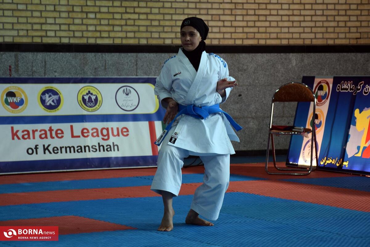 مسابقات انتخابی المپیاد کشوری کاراته در کرمانشاه برگزار شد