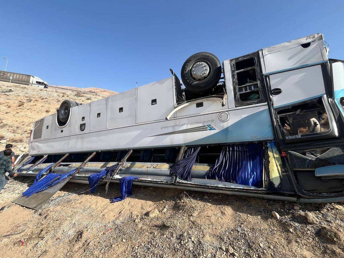 واژگونی اتوبوس در جاده دماوند و فیروزکوه/ ۴ نفر در این حادثه جان خود را از دست دادند