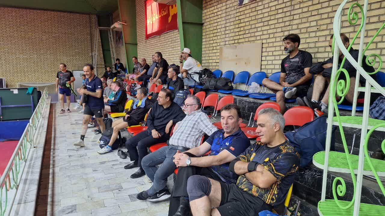 مسابقات تنیس روی میز جایزه بزرگ پیش کسوتان در قزوین آغاز شد