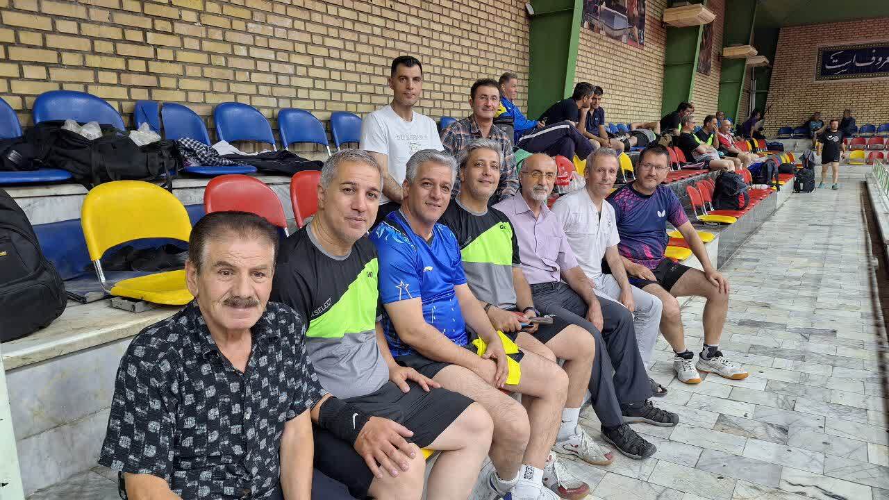 مسابقات تنیس روی میز جایزه بزرگ پیش کسوتان در قزوین آغاز شد