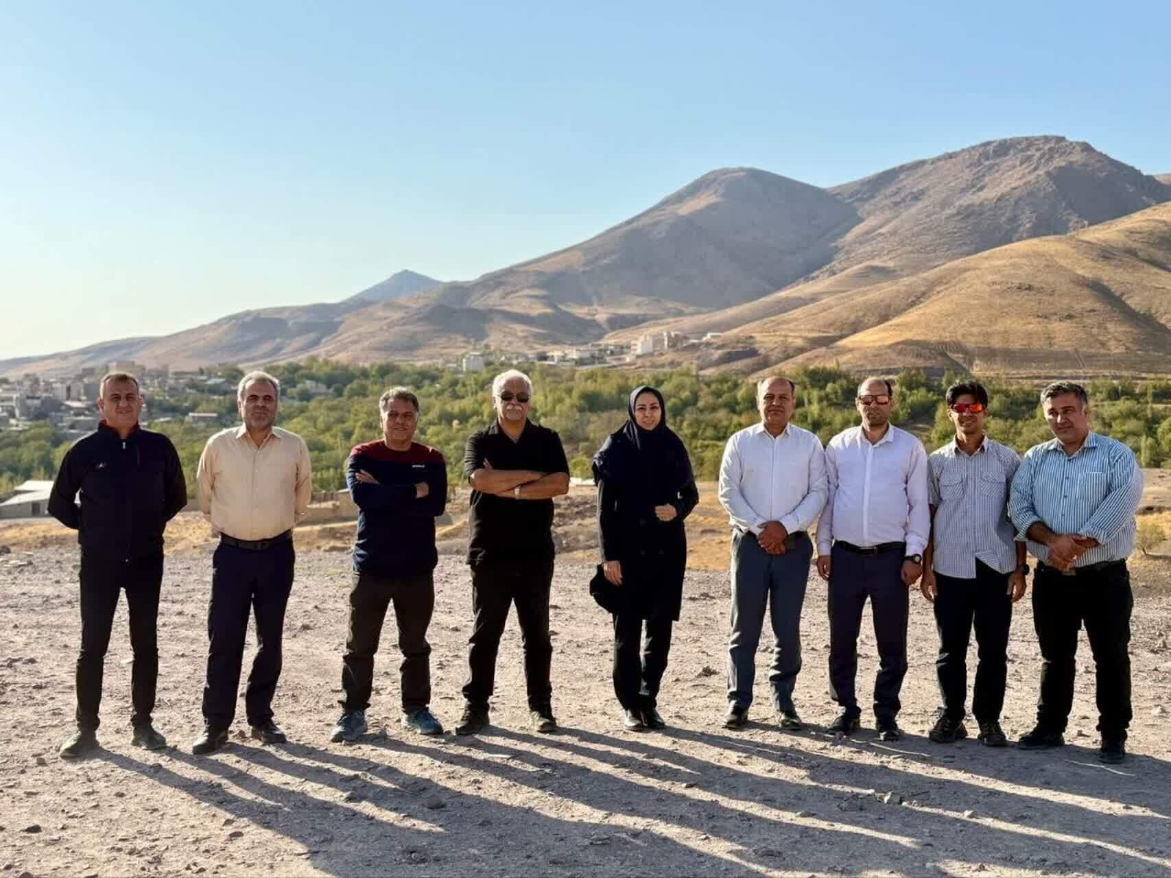 بازدید سرپرست اداره‌کل ورزش و جوانان استان قزوین ازسایت پروازی عقابان الموت