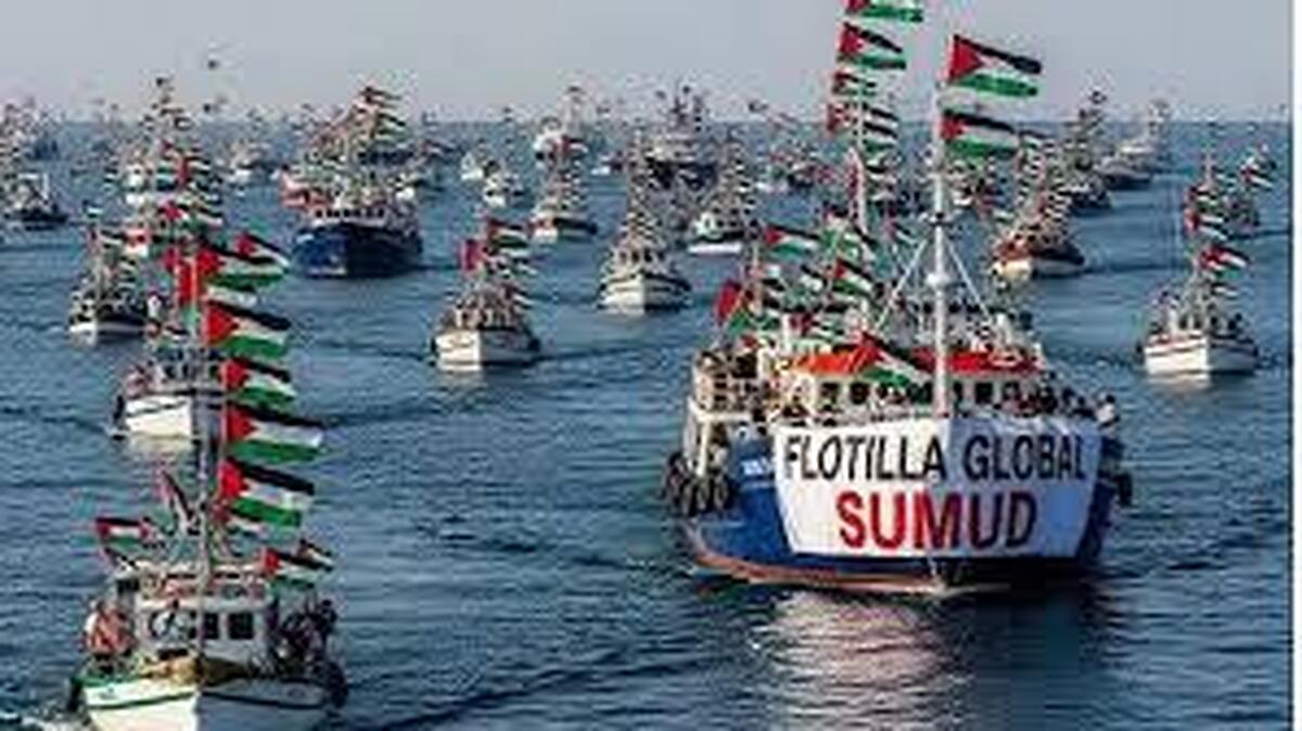 کاروان صمود پیام جهانی مظلومیت مردم غزه است