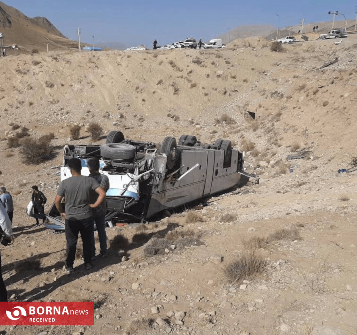 واژگونی اتوبوسی که به مقصد آلاشت، سوادکوه در قالب تور