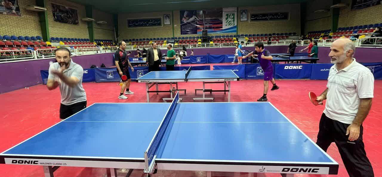 مسابقه تنیس روی میز کارشناسان دادگستری یادواره شهدا و گرامیداشت هفته دفاع مقدس 