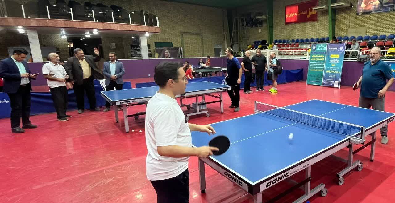 مسابقه تنیس روی میز کارشناسان دادگستری یادواره شهدا و گرامیداشت هفته دفاع مقدس 
